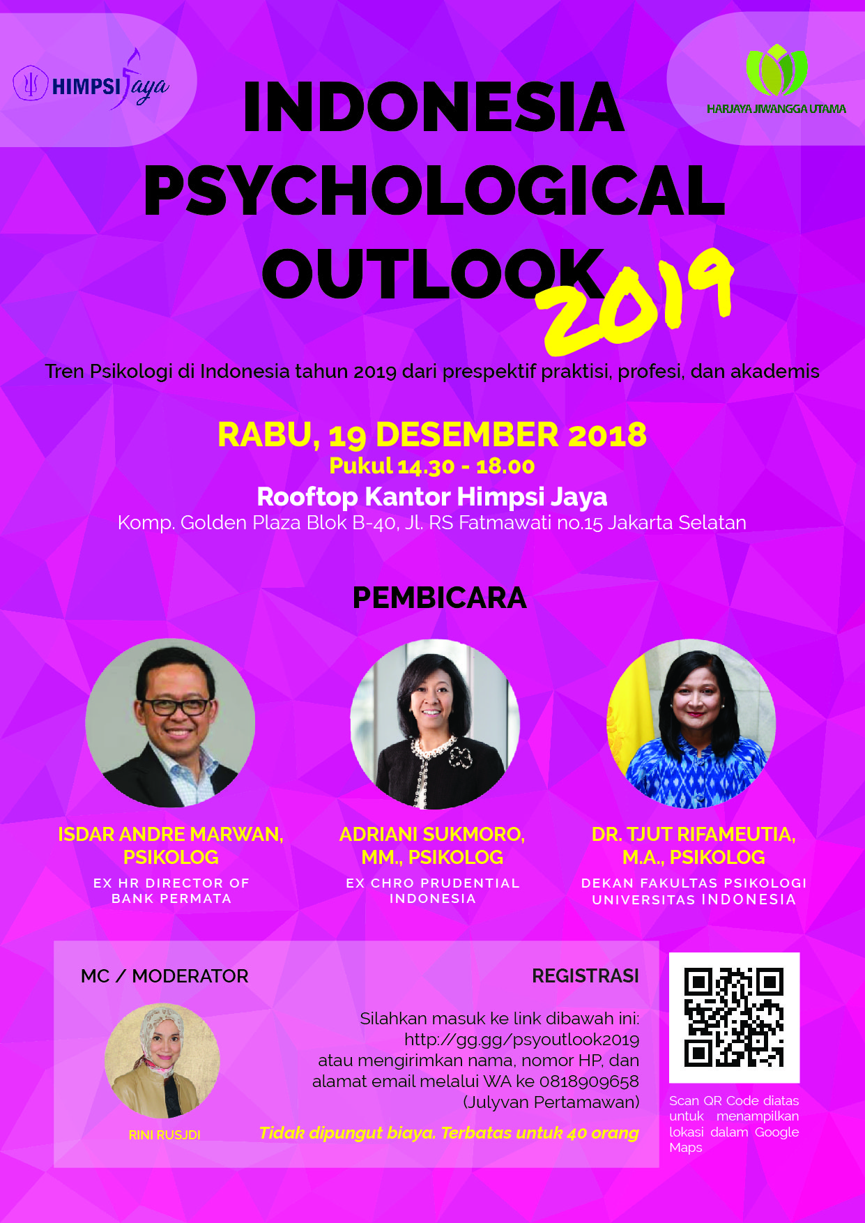 Sarasehan Indonesia Psychological Outlook 2019